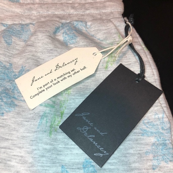 𝅺NWT Jane And Delancey Womens M Wide Leg Cropped Elastic Waist Drawstring Pants - Picture 3 of 12